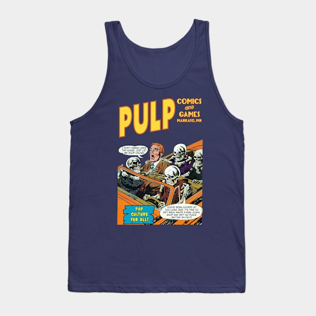 Pulp Driving Skeletons Tank Top by PULP Comics and Games